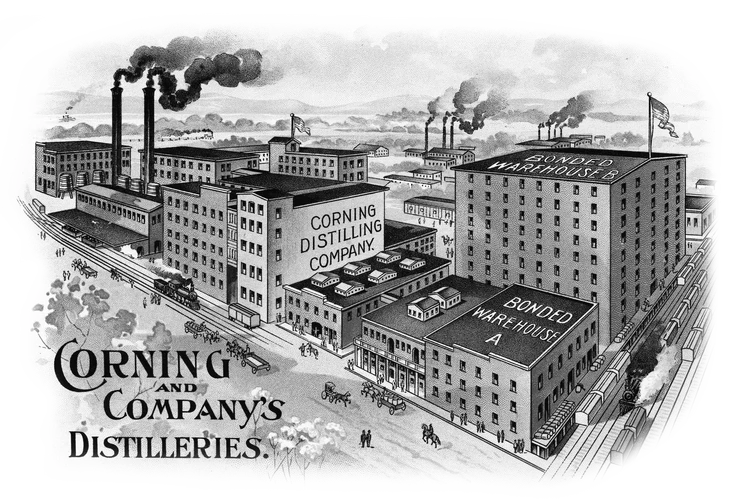 Corning & Company's distilleries